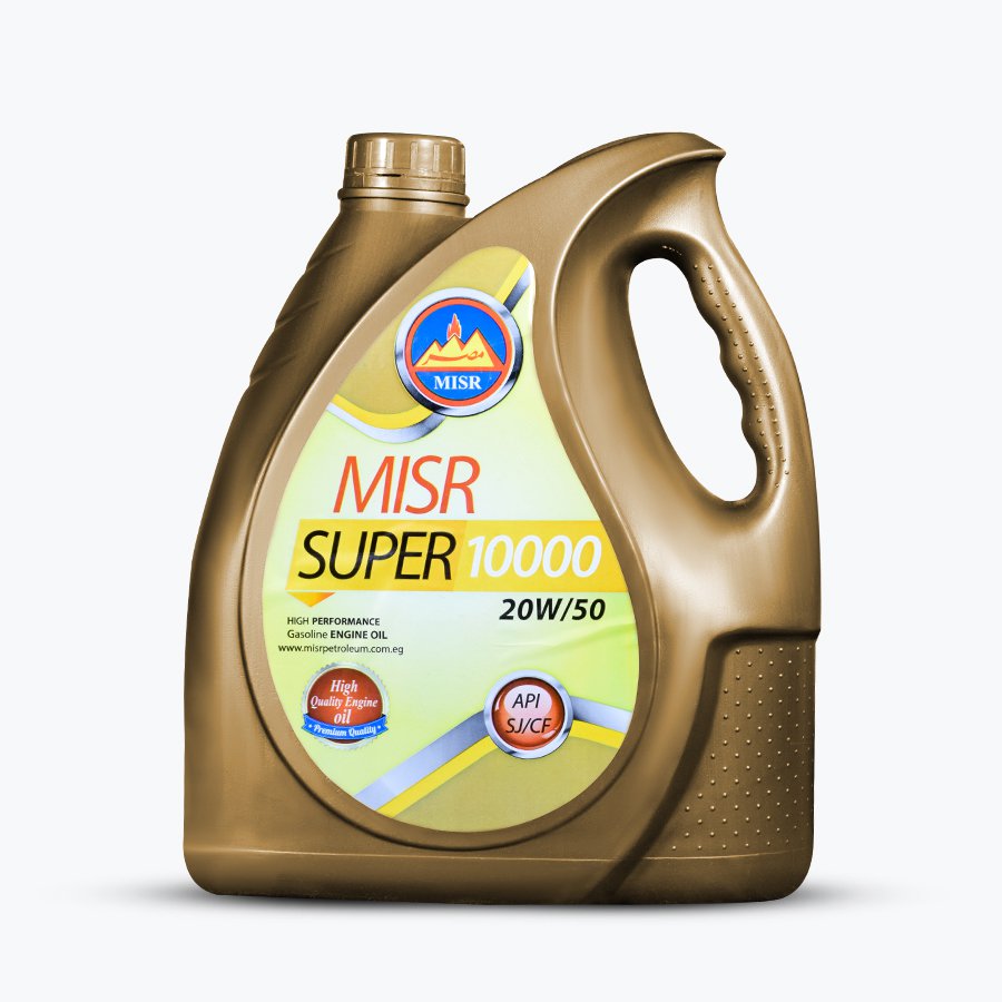 زيت محرك بنزين سوبر 10000 (20w-50) - مصر