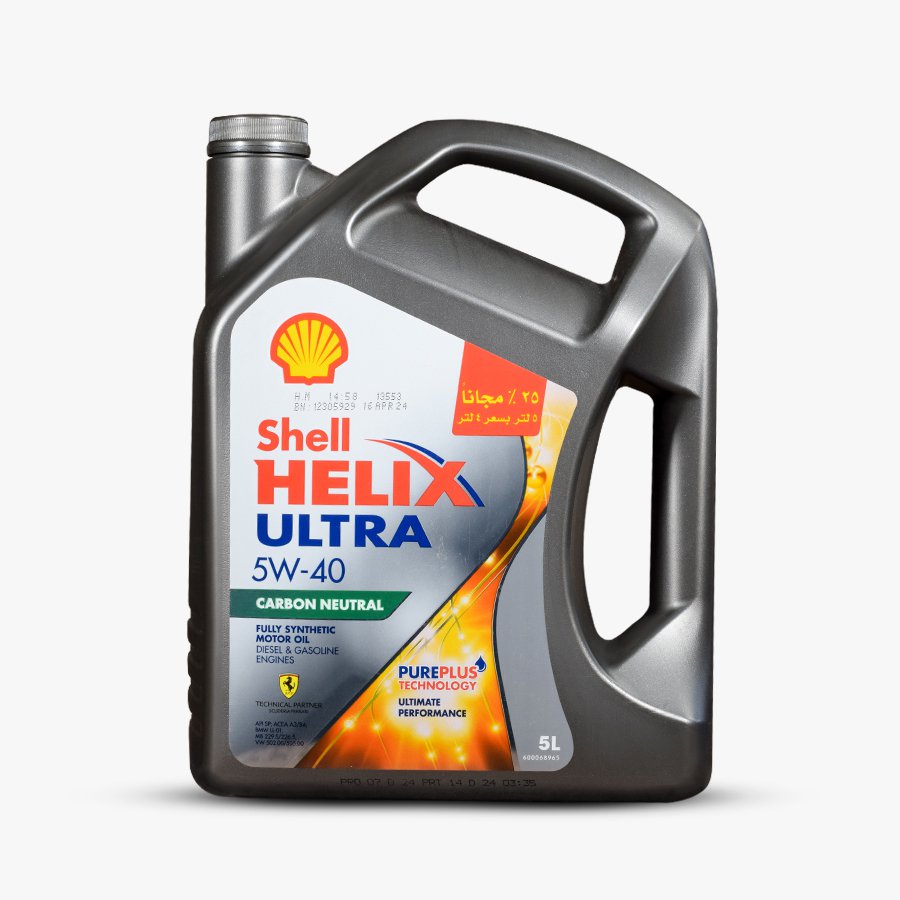 زيت محرك بنزين 5لتر (5w-40) شل