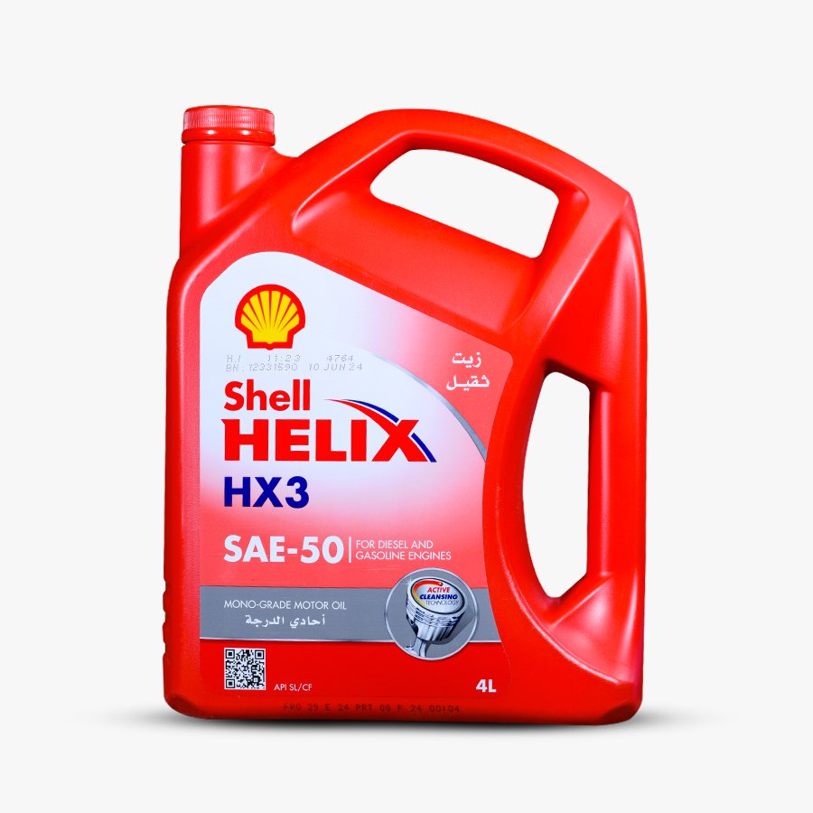 زيت محرك بنزين 4لتر (SAE 50) شل